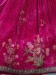 Fascinating Pink Sequins Chinon Engagement Wear Lehenga Choli 