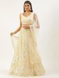 Attractive Beige Sequins Net Wedding Wear Lehenga Choli With Dupatta