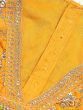 Yellow Embroidery Thai Silk Bridal Lehenga Choli