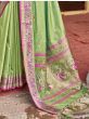 Gorgeous Light Green Soft weaving Traditional Silk Saree