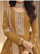 Surprising Yellow Sequence Embroidered Gown With Dupatta