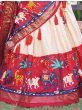 Marvelous Red Digital Printed Dola Silk Festive Wear Lehenga Choli
