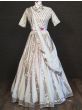 White Sequin Georgette Party Wear Lehenga Choli With Dupatta