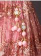 Elegant Pink Sequence Embroidery Net Wedding Wear Lehenga Choli