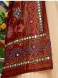 Precious Beige Embroidered Cotton Navratri Chaniya Choli With Dupatta

