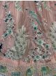 Fascinating Peach Thread Embroidery Silk Lehenga Choli With Dupatta
