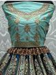 Lavish Sky Blue Heavy Embroidered Silk Lehenga Choli with Dupatta
