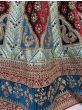 Lavish Sky Blue Heavy Embroidered Silk Lehenga Choli with Dupatta
