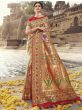 Red & Golden Paithni Border Banarasi Silk Saree
