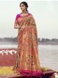 Pink Paithni Border Banarasi Silk Wedding Wear Saree