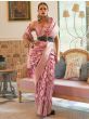 Incredible Lilac Weaving Tissue Silk Party Wear Saree