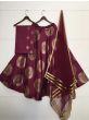 Pink Jacquard Banarasi Silk Festival Wear Lehenga Choli 
