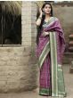 Pink-Green Weaving Banarasi Silk Bridal Wear Saree