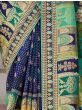 Charismatic Navy Blue Multi Work Pure Dola Silk Traditional Saree