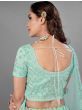 Sea Green Dori Embroidered Soft Net Bridal Lehenga Choli