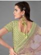 Pista Green Sequins Embroidered Art Silk Bridal Lehenga Choli