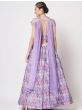 Ravishing Lavender Printed Silk Party Wear Lehenga Choli
