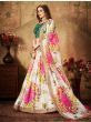 Karishma Kapoor  Style Floral  Design With Cream Color Lengha Choli