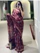 Ravishing Maroon Patola Print Gajji silk Marriage Wear Saree With Blouse