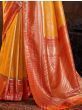 Gorgeous Yellow Pure Kanchivaram Silk Saree With Blouse