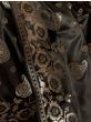 Outstanding Black Zari weaving Pure Satin Saree With Blouse
