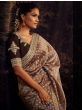 Amazing Brown Banglory Silk Party Wear Saree With Blouse