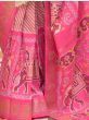 Outstanding Pink Patola Printed Silk Function Wear Saree With Blouse