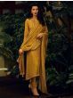 Gorgeous Mustard Yellow Embroidered Silk Event Wear Salwar Kameez 