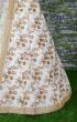 Sabyasachi Off-White Embroidered Heavy Silk Wedding Lehenga Choli
