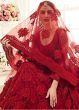 Red Embroidered Net Bridal Wear Lehenga Choli
