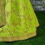 Neon Embroidery Mulberry Silk Wedding Lehenga Choli (Default)