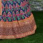 Blue Heavy Embroidered Silk Wedding Lehenga Choli (Default)
