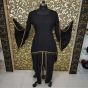 Black Rayon Indo-Western Patiyala Suit