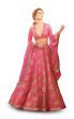 Celebrity Style Allover Design With Pink Color Lengha Choli