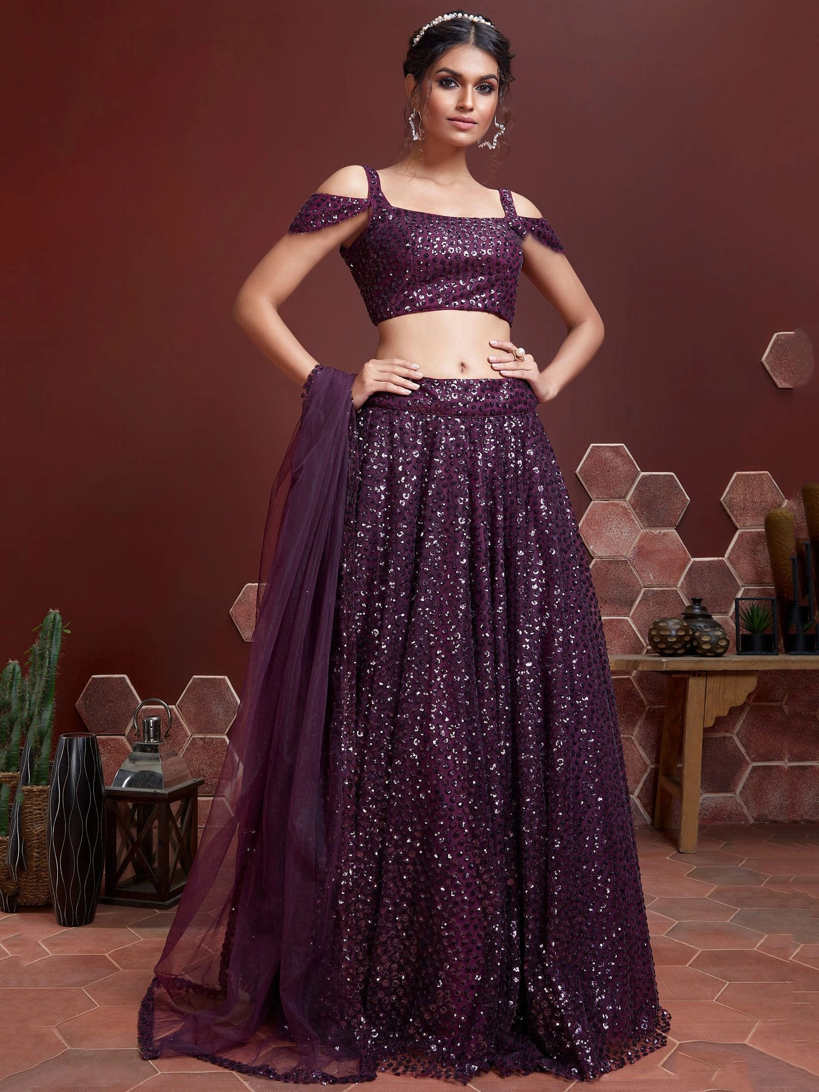 Buy Purple Dresses  Gowns for Women by Saadhvi Online  Ajiocom