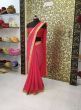 Jahnvi Kapoor Red Designer Georgette Saree (Default)