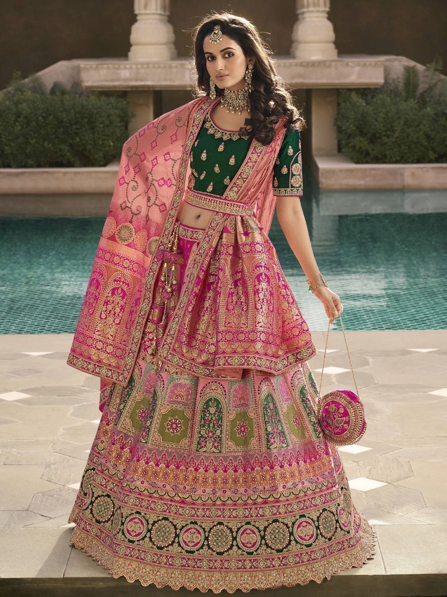 Shop Bridal Bollywood Lehenga Choli Designs 2023 Online at Ethnic Plus