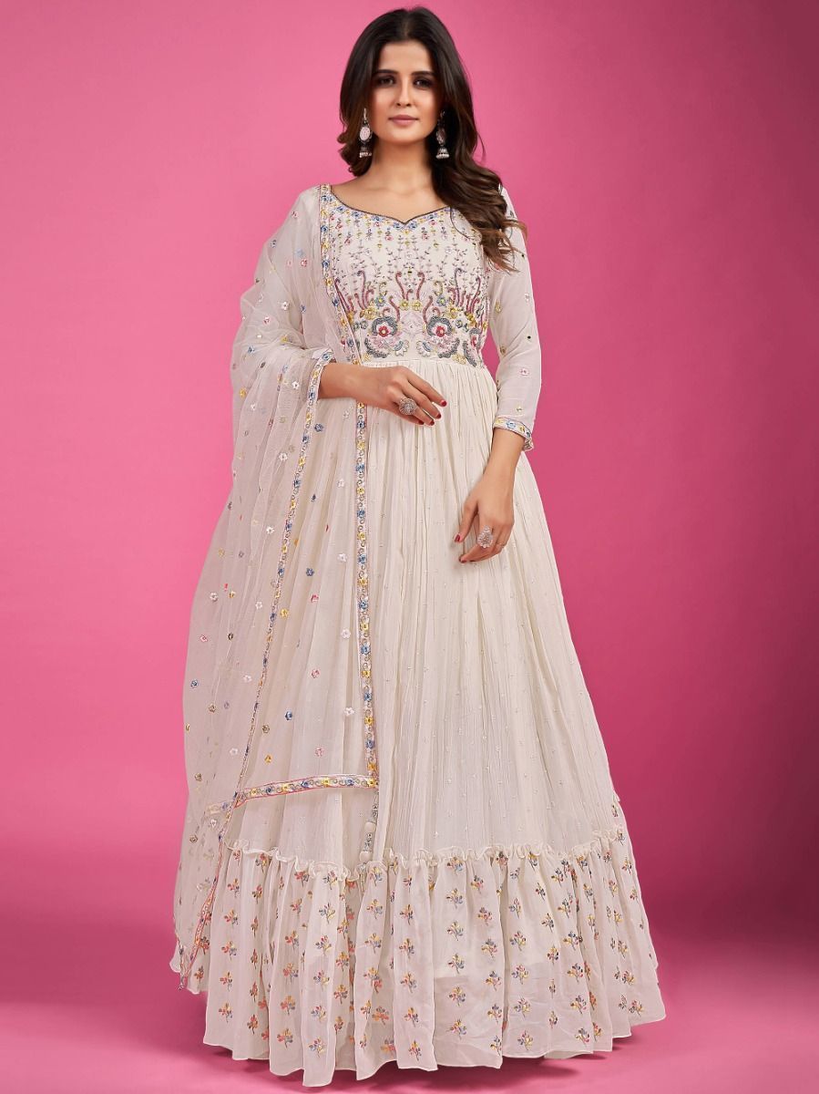 New Arrival Bandhni Printed Koti Kurta Gown For Weddingwear Partywear  Festivalwear Regular Dailywear Goun For Ladies at Rs 1999.00 | Karol Bagh |  New Delhi| ID: 2852357546330