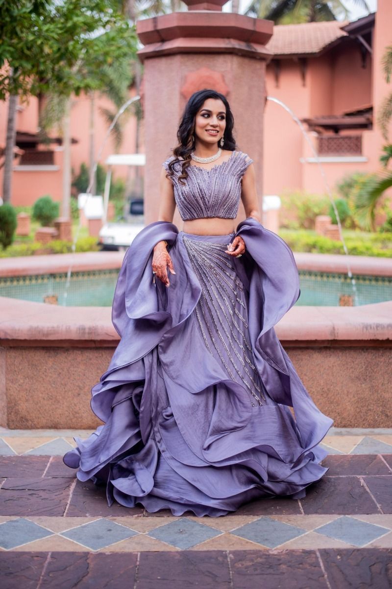 20 Gorgeous Cocktail dresses and Reception gowns we spotted on Indian  brides! | Bridal Wear | Wedding Blog