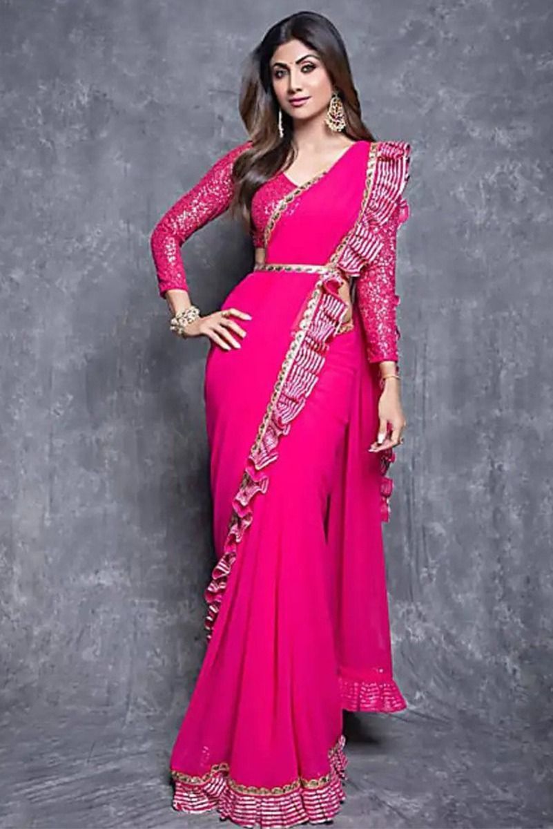 Belted Bollywood Sarees